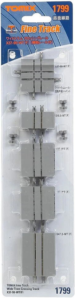 Wide Tram Crossing Track Set X37-90-WT TOMIX 1799 by Tomytec - Image 1 of 1