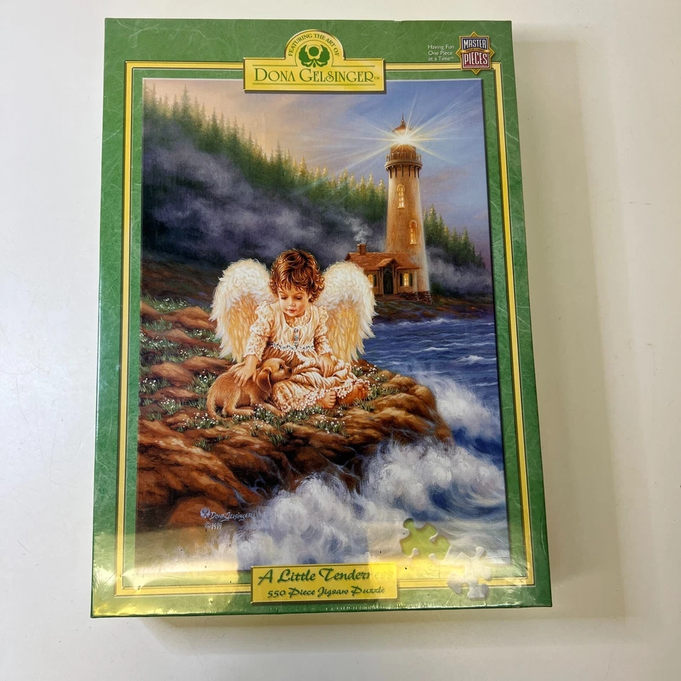 Rompecabezas Dona Gelsinger A Little Tenderness Angel Dog de colección Foto 1 de 4
