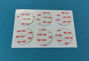 Cinta adhesiva pegajosa de doble cara 3M VHB, 42 mm de diámetro, 1 mm de espesor, x 6 - Imagen 1 de 2