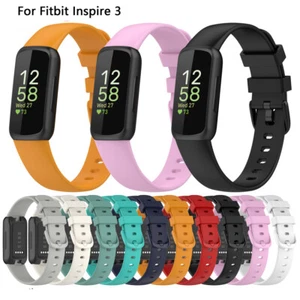 Bracelets Strap Band Silicone Replacement Watch Band Sport For Fitbit Inspire 3 - Picture 1 of 21
