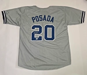 New York Yankees Jorge Posada Autographed Signed Jersey No card Beckett W314388 - Picture 1 of 8