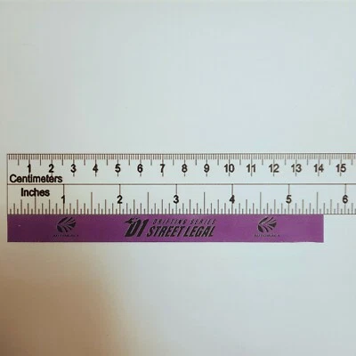 -1/3-   RC 1/10 Windshield Banner Sticker Sunstrip Scale Decal Drift Car Truck - Image 1 of 4