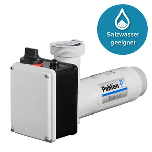 Pahlen Kunststoff Elektroheizer 6,0 kW Titan Heizstab Poolheizung bis 25 m³ - Bild 1 von 9