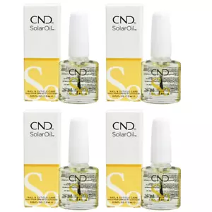 (4 PACK!!) CND Solar Oil Nail & Cuticle Care 0.25oz EACH - Picture 1 of 1