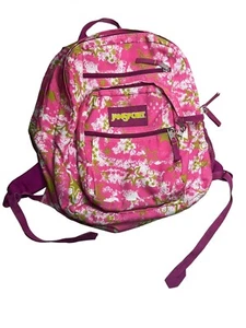 Mochila Grande JanSport TDN7 Talla Única Rosa Amarillo Estrellas Jojo Siwa Rara - Imagen 1 de 5