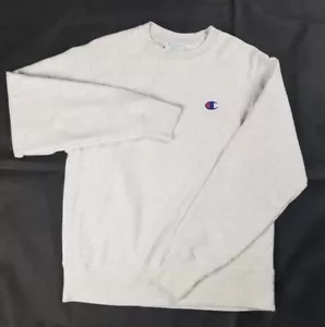 Vintage CHAMPION REVERSE WEAVE Gray Crewneck Sweatshirt Mens Small 80s 90s Plain - Picture 1 of 12
