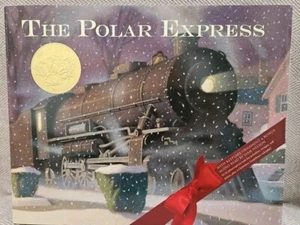 Polarexpress Buch mit Andenken Ornament und Audio gelesen von Liam Neeson  - Bild 1 von 5