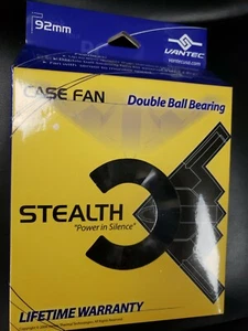 Vantec SF9225L Stealth 92x92x25mm Double Ball Bearing Silent Case Fan - Picture 1 of 2