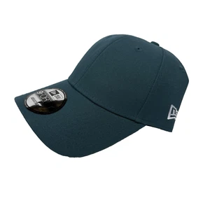 New Era 9Forty Adjustable Hat Blank Baseball Cap Forest Green - Bild 1 von 9