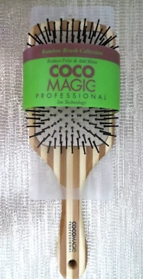 Coco Magic Professional Bamboo Brush CM-101 Redue Frizz, Add Shine, Ion Tech NEW - Image 1 of 2