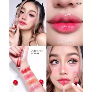 KATHY AMREZ Lip Juicy Tint Gloss Serum Vibrant Colors & Long-Lasting Hydration - Picture 1 of 13