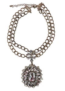 Bijou Brigitte - Strass Necklace Chunky Halskette NEW Elegant Y2K Coquette Chic - Bild 1 von 2