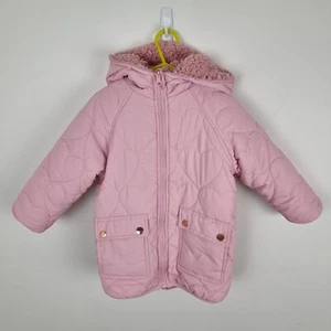 Milkshake Reversible Coat Jacket Pink Girls Size 4 - Picture 1 of 4