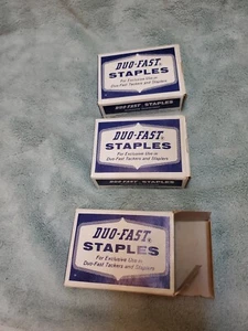 (3boxes each)  Duo-Fast 2500 Staples 9/16” Galvanized #112B81PR3 - Picture 1 of 3