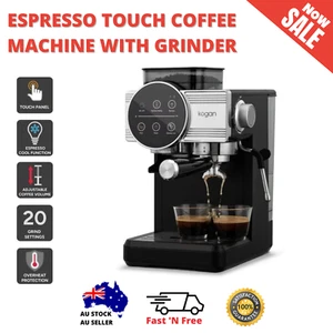 Kogan Espresso Touch Coffee Machine Coffee Grinder Milk Frother Barista 1.8L - Picture 1 of 9