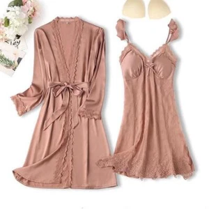 Ladies Night Dress With Matching Robe - Picture 1 of 27