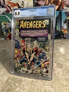 Avengers #12 CGC 8,0 páginas OWTW (1965 Marvel Comics) - Imagen 1 de 10