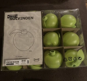 Ikea Solvinden Green Apple String Light Covers - New - Picture 1 of 4