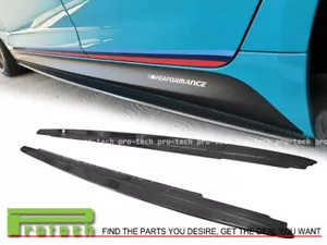 Carbon Fiber P Style Side Skirt Lip For 18-20 G30 M Sport 520i 530i 540i - Foto 1 di 3