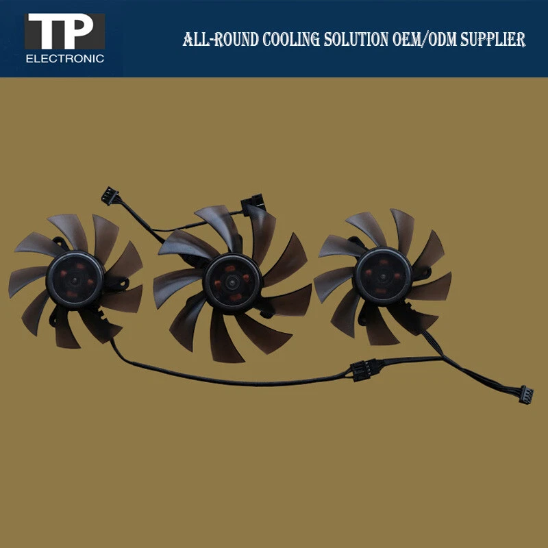 DC12V Graphics Card Fan For HP Omen GeForce RTX 3090 RTX 3080 Ti RTX 3080 Fan - Image 1 of 2