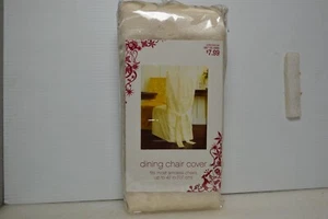 Dining chair cover fits most armless chairs - Picture 1 of 2