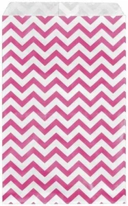 200 pcs of Chevron Paper Gift Bags Shopping various colors and sizes available - Picture 1 of 12