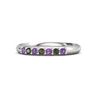 Amethyst Gemstone Eternity Ring Size 7 925 Sterling Silver Jewelry For Girls