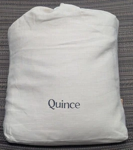 Quince European 100% Linen Duvet Cover 3PC Set SAND Full/Queen -NEW- - Picture 1 of 6