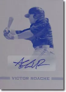 VICTOR ROACHE 2012 Rize Rookie Autograph Printing Press Plate Auto RC 1/1 - Picture 1 of 1