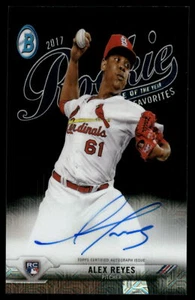 2017 Bowman #ROYFA-AR Alex Reyes Mojo Refractor AU SN75 RC - Picture 1 of 2