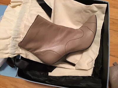 Botas Lanvin Paris Tobillo Marrón Nuevas Con Caja Y Bolsas para el Polvo. Talla 37,5 Foto 1 de 4