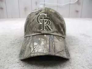 Colorado Rockies Hat Cap Strap Back Brown Camo Camouflage '47 MLB Baseball Men - Picture 1 of 11