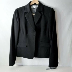 Giacca TAHARI nuova con etichetta taglia 6 fodera argento sartoriale abbigliamento carriera - Foto 1 di 4