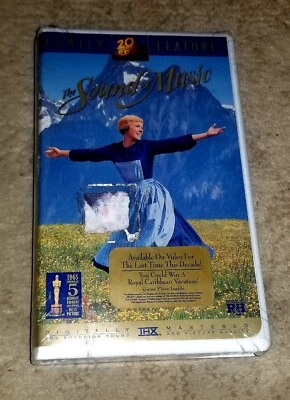 The Sound of Music VHS 1996 THX Digital CLAMSHELL New SEALED Screener Very RARE - Image 1 of 4