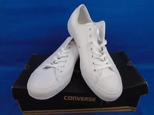 Sneaker alla moda Converse unisex Chuck Taylopr All Star in pelle bue taglia 11,5 - Foto 1 di 5