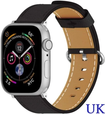 Cinturino orologio pelle bovina ARTCHE per Apple Watch 42 mm 44 mm iwatch Sport Nike+ - Immagine 1 di 4