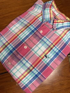 Vineyard Vines Hemd Herren XL kariert Classic Fit L/S grün rot blau Button Down - Bild 1 von 5