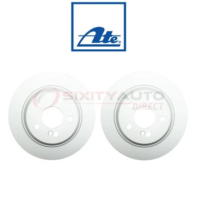 2 pc ATE Rear Disc Brake Rotor for 2003-2006 Mercedes-Benz S500 - Braking lr Foto 1 de 4