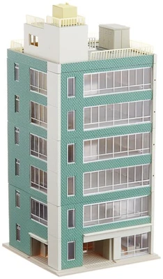 KATO N gauge Office Building 2 Gray 23-434A Model Railroad - Image 1 of 2