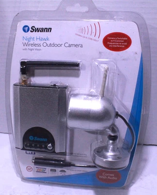 Swann Night Hawk  Wireless Outdoor Camera & Receiver w/ NIght Vision New - Image 1 of 4