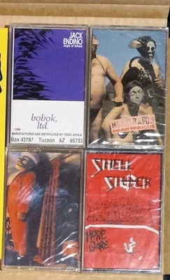 4 TOXIC SHOCK Punk Tape SET HOLS Hullabaloo SHELL SHOCK More Gore JACK ENDINO - Image 1 of 4