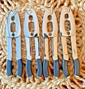 Metal Seafood/Nut Cracker & Lobster /Crab Shell Cracker Seafood Boil Lot of 4 - Picture 1 of 3