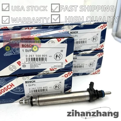4Pcs Fuel Injectors A2780700687 A2760704095 0261500065 For 2012-22 Mercedes Benz - Image 1 of 4