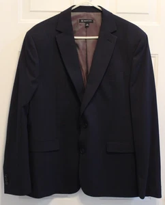 INC International Concepts Blue 2-Button Jacket Blazer Men's Size 40XL Slim Fit - Picture 1 of 10