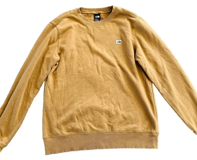 north face men’s crewneck sweatshirt brown pullover size medium - Image 1 of 4