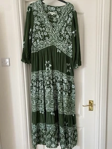 East Summer Cotton Maxi Dress - Picture 1 of 12