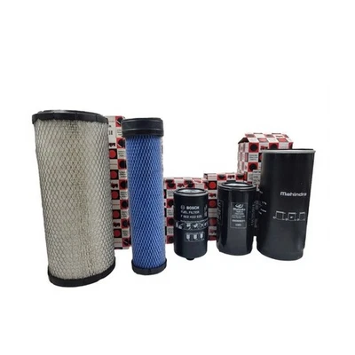OEM FILTER PACK OF 5 MAHINDRA TRACTOR Filter 6065 (2WD / 4WD / 4WD CABIN) 6075 - Image 1 of 3