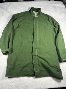 Steel Grip Indura Jacket Mens Large Green Flame Resistant Workwear FGNX 8572-36 - Picture 1 of 8