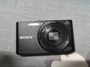 Sony DSC-W830 Cyber-Shot 20.1MP 8x zoom Digital Camera Black - Picture 1 of 6