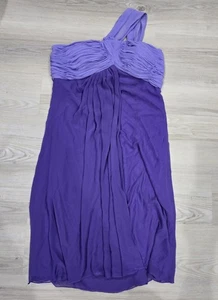 Carlo Pignatelli elegantes lila One-Shoulder Kleid US 14 ITALY 42 Neu mit Etikett - Bild 1 von 10